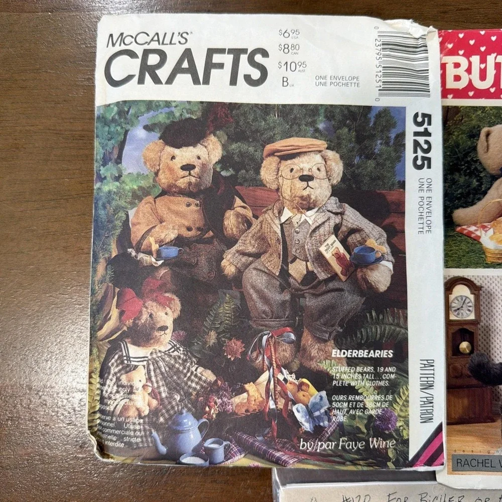3- Vintage 80S And 90S Sewing Craft Patterns